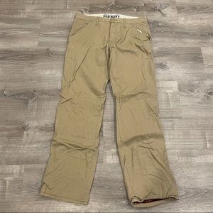 Old Navy Flannel Lined khaki Pants